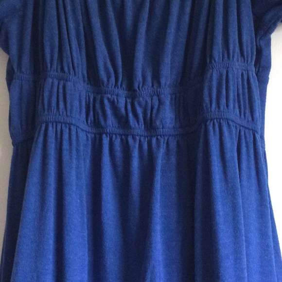 Wrapper Royal Blue Maxi Dress, size 1X - Picture 4 of 8